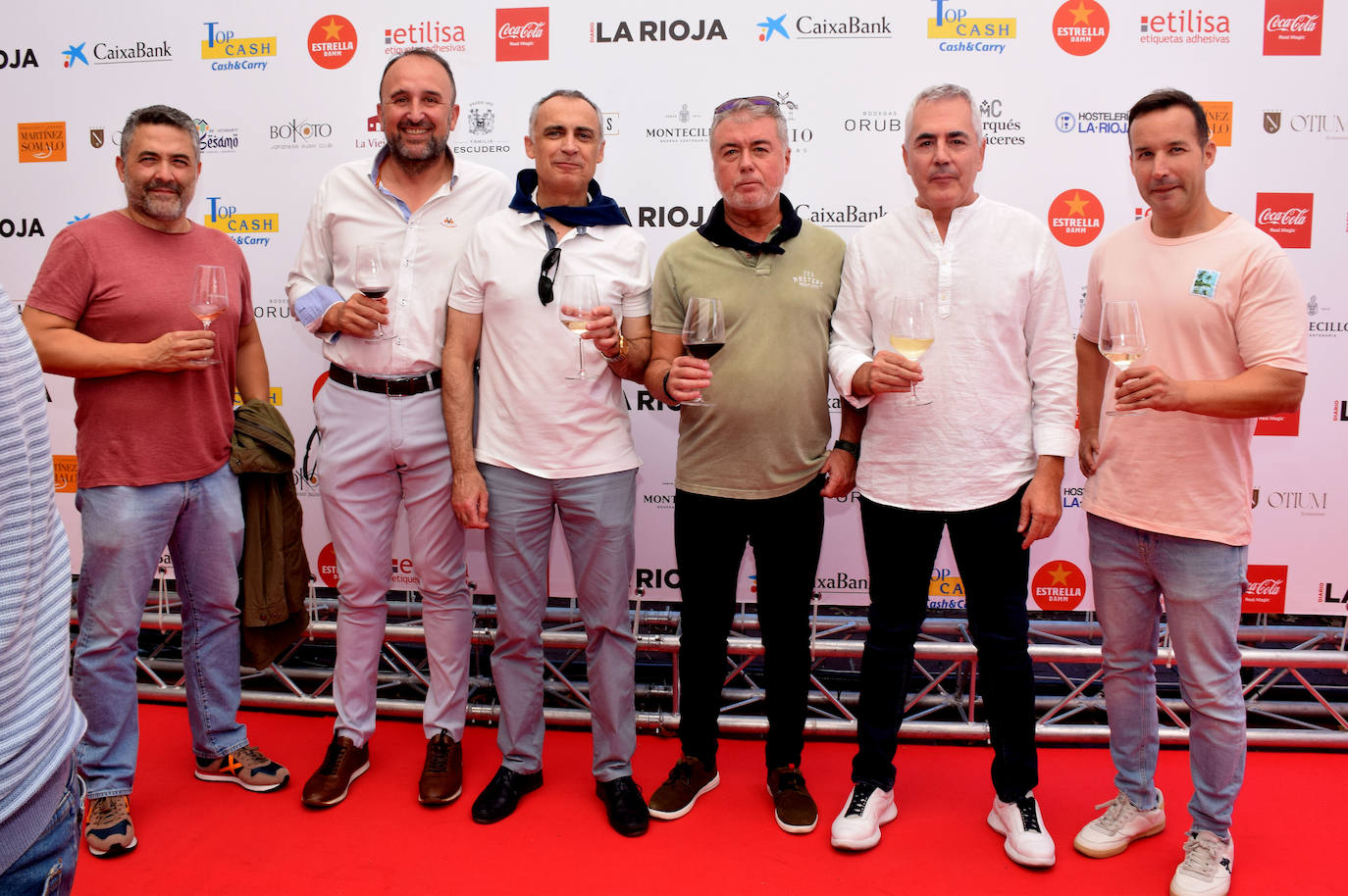 Miembros de la X Zona de la Guardia Civil: Miguel Ángel, Miguel Ángel, Enrique, Enrique, Miguel Ángel y Rubén