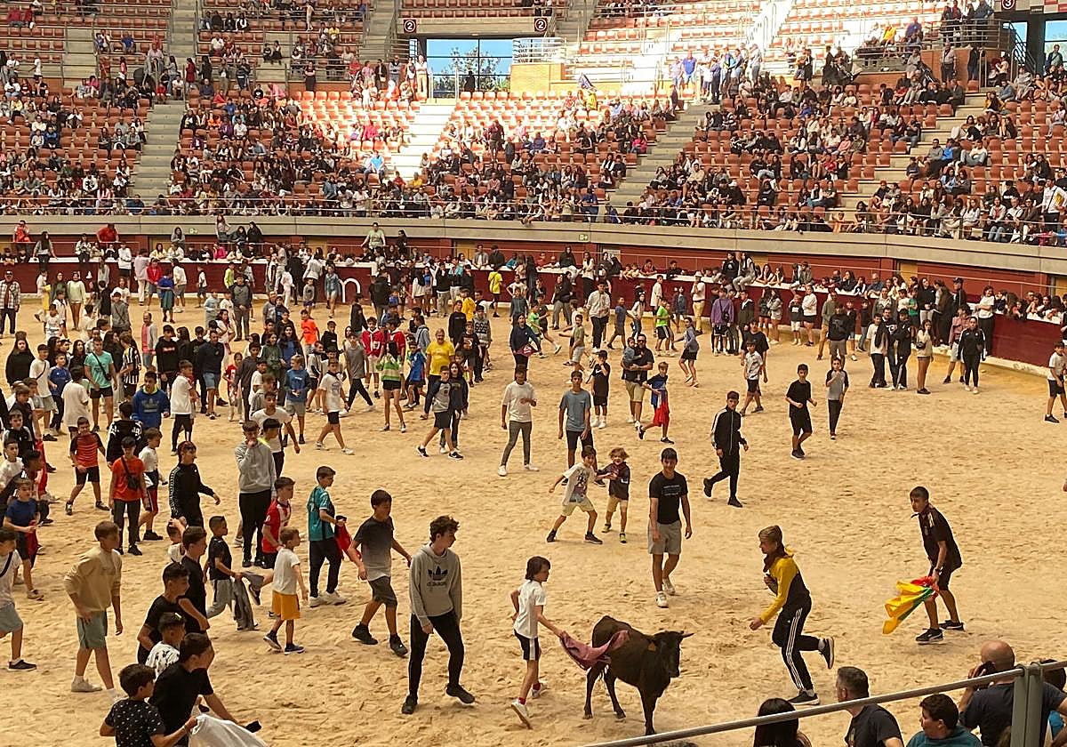 Muchos saltos y arte riojano en La Ribera