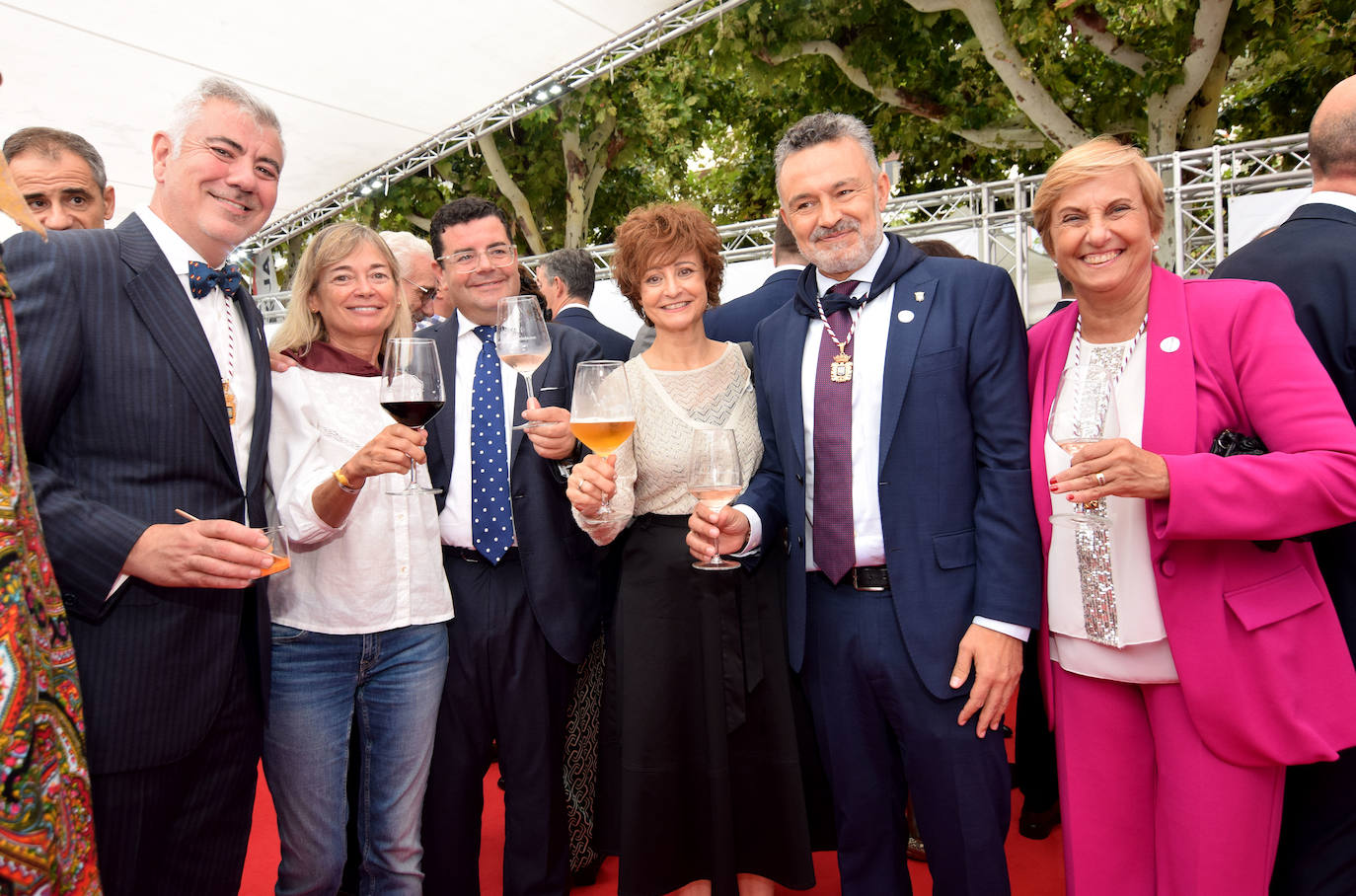 Ángel Andrés, Teresa Cobo, Alfonso Domínguez, Celia Sanz, Conrado Escobar y Leonor González Menorca