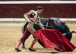 Ginés Marín, este jueves en La Ribera.