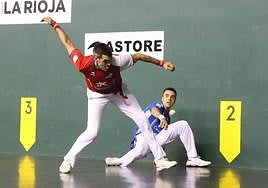 Ezkurdia y Peña, este jueves en el Adarraga.