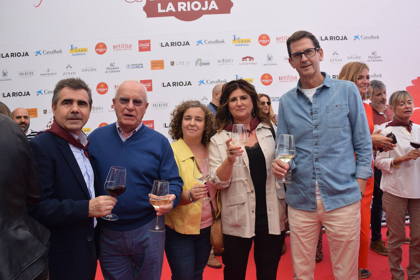 Enrique Medrano, Pablo Amillano, Nagore Amillano, Ascen Vallejo y Goyo Ezama