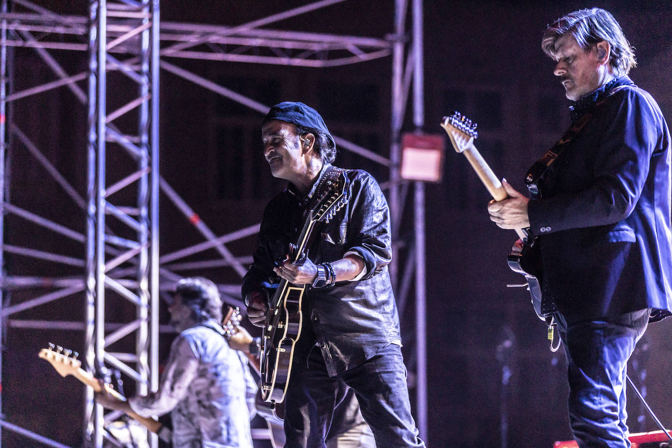 Concierto de Los Secretos en la plaza del Ayuntamiento