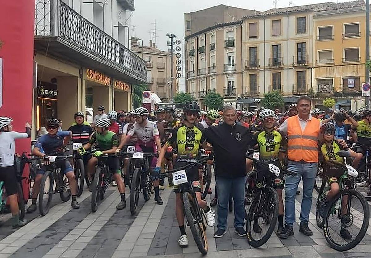 La BTT Peña Calagurritana reunió a 310 ciclistas