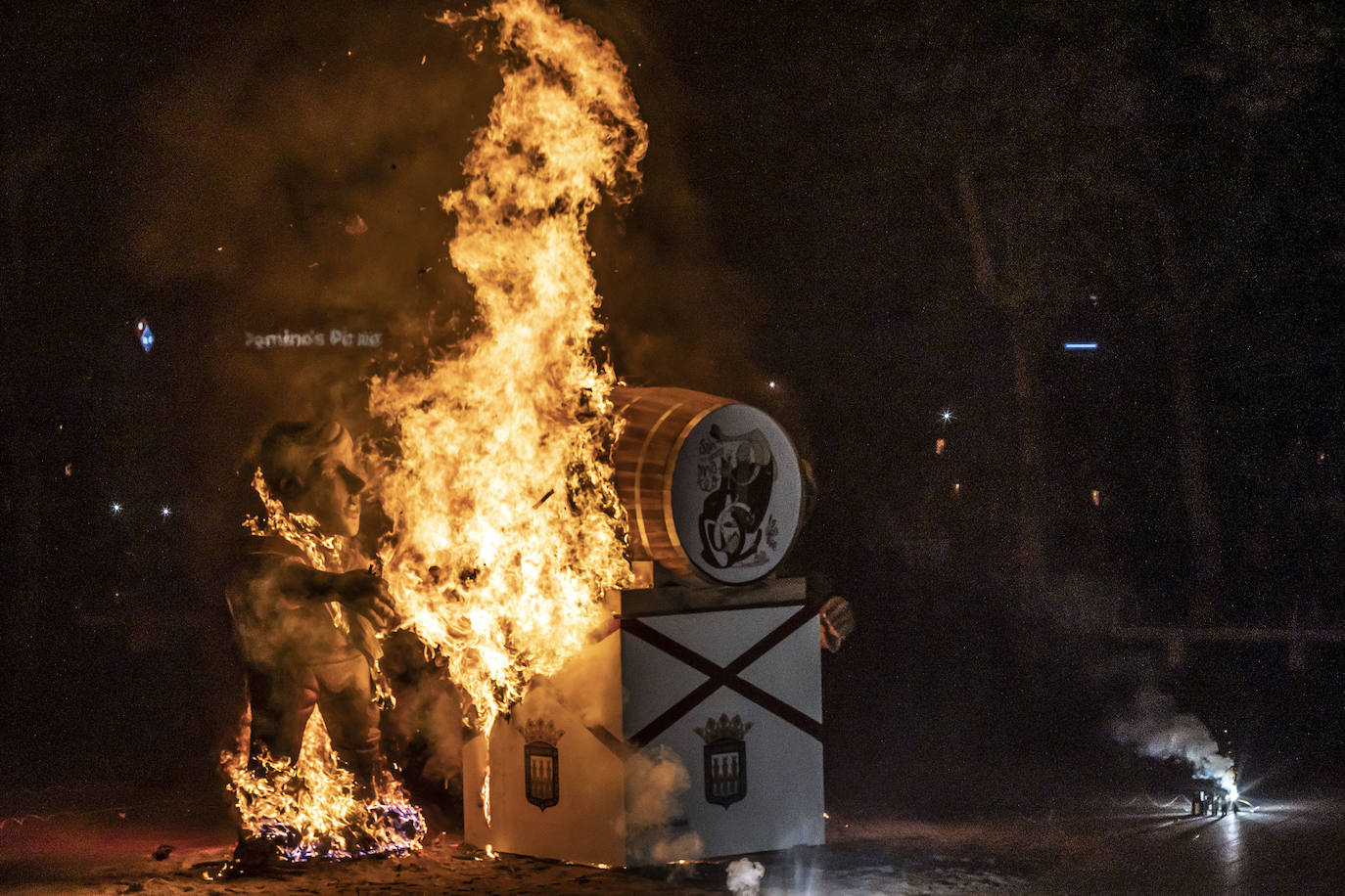 Quema de la cuba de San Mateo 2023