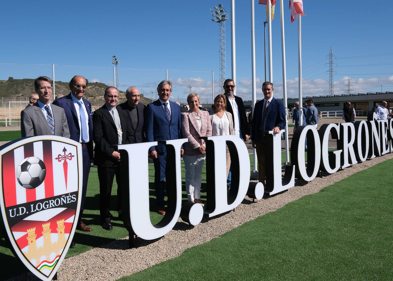 Inauguración oficial de la ciudad deportiva de la UD Logroñés