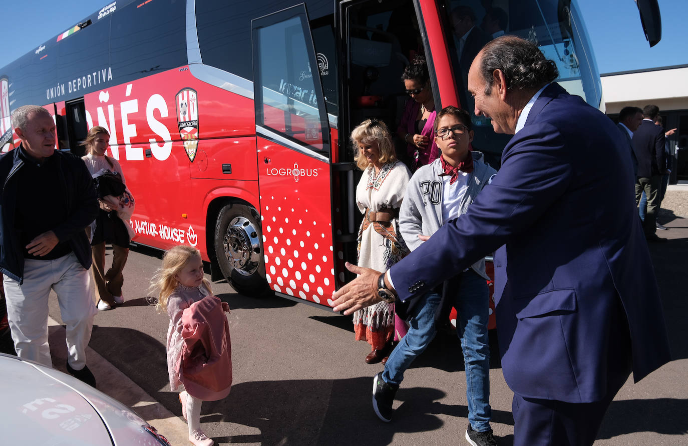Inauguración oficial de la ciudad deportiva de la UD Logroñés