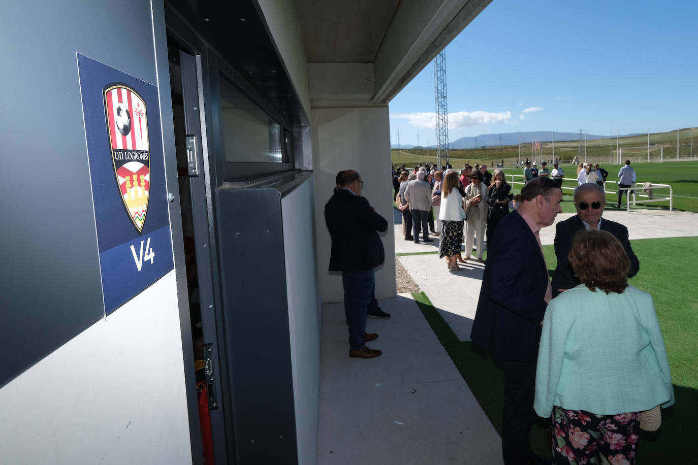 Inauguración oficial de la ciudad deportiva de la UD Logroñés
