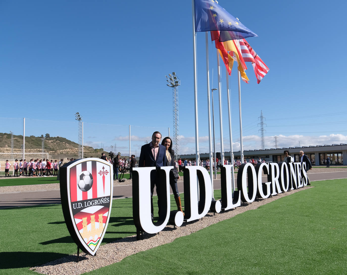 Inauguración oficial de la ciudad deportiva de la UD Logroñés