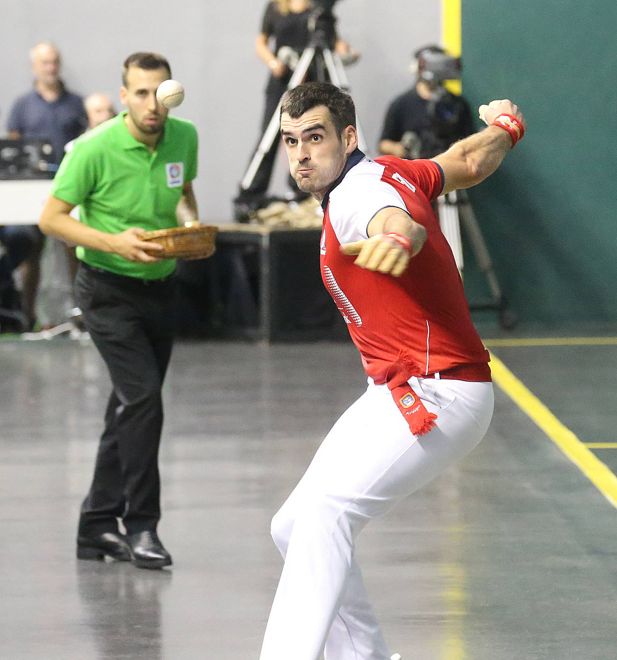 Las imágenes de la final del torneo de pelota de San mateo