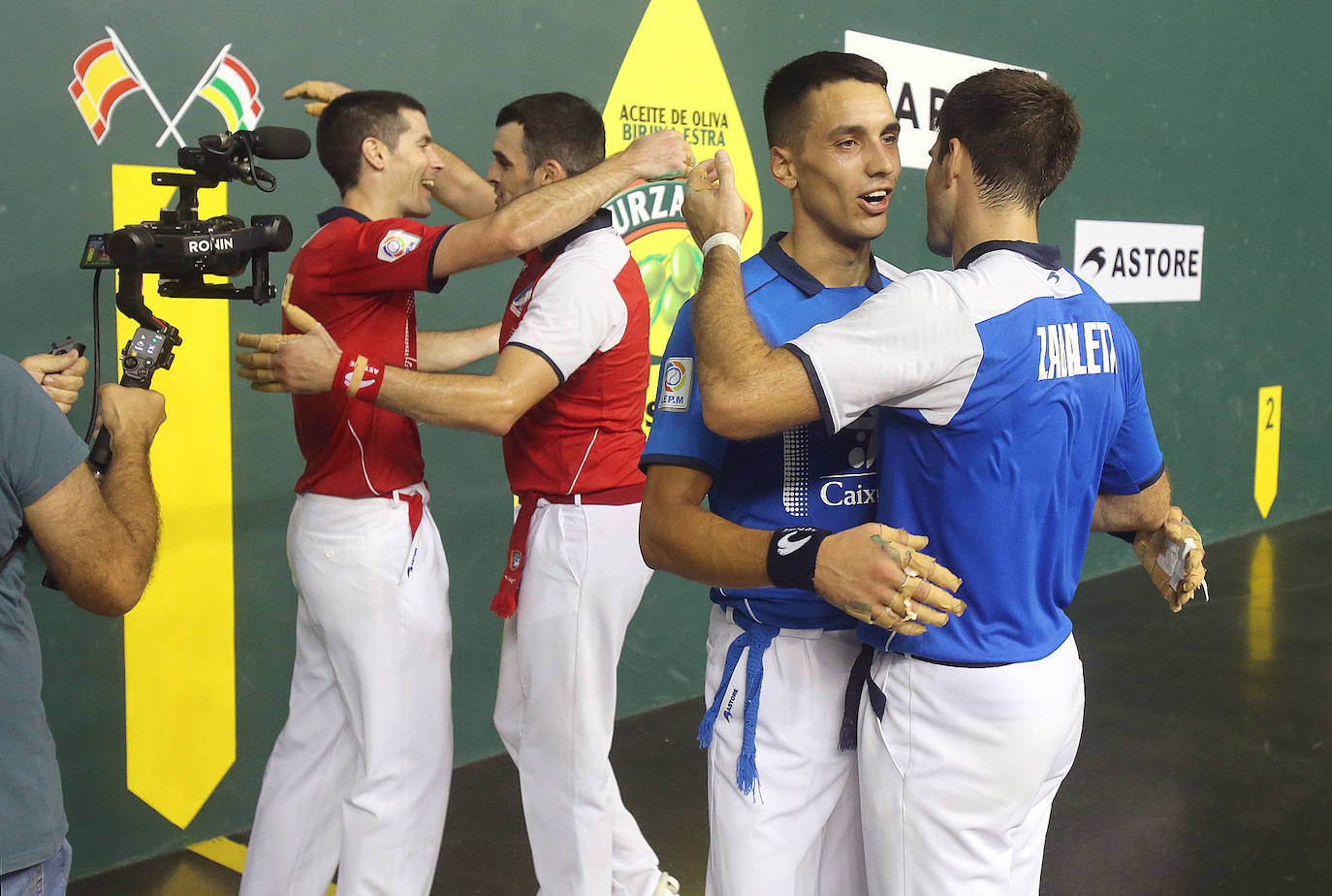 Las imágenes de la final del torneo de pelota de San mateo