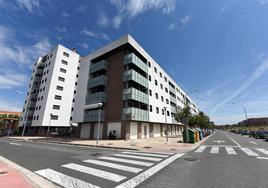 Bloques de viviendas en Logroño.