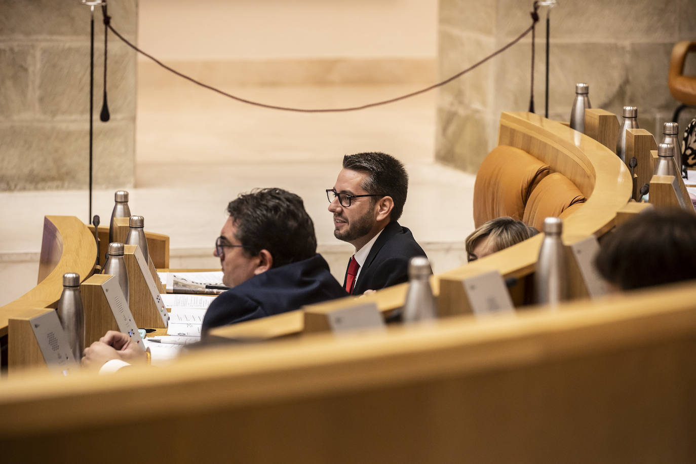 El pleno del Parlamento de La Rioja en imágenes
