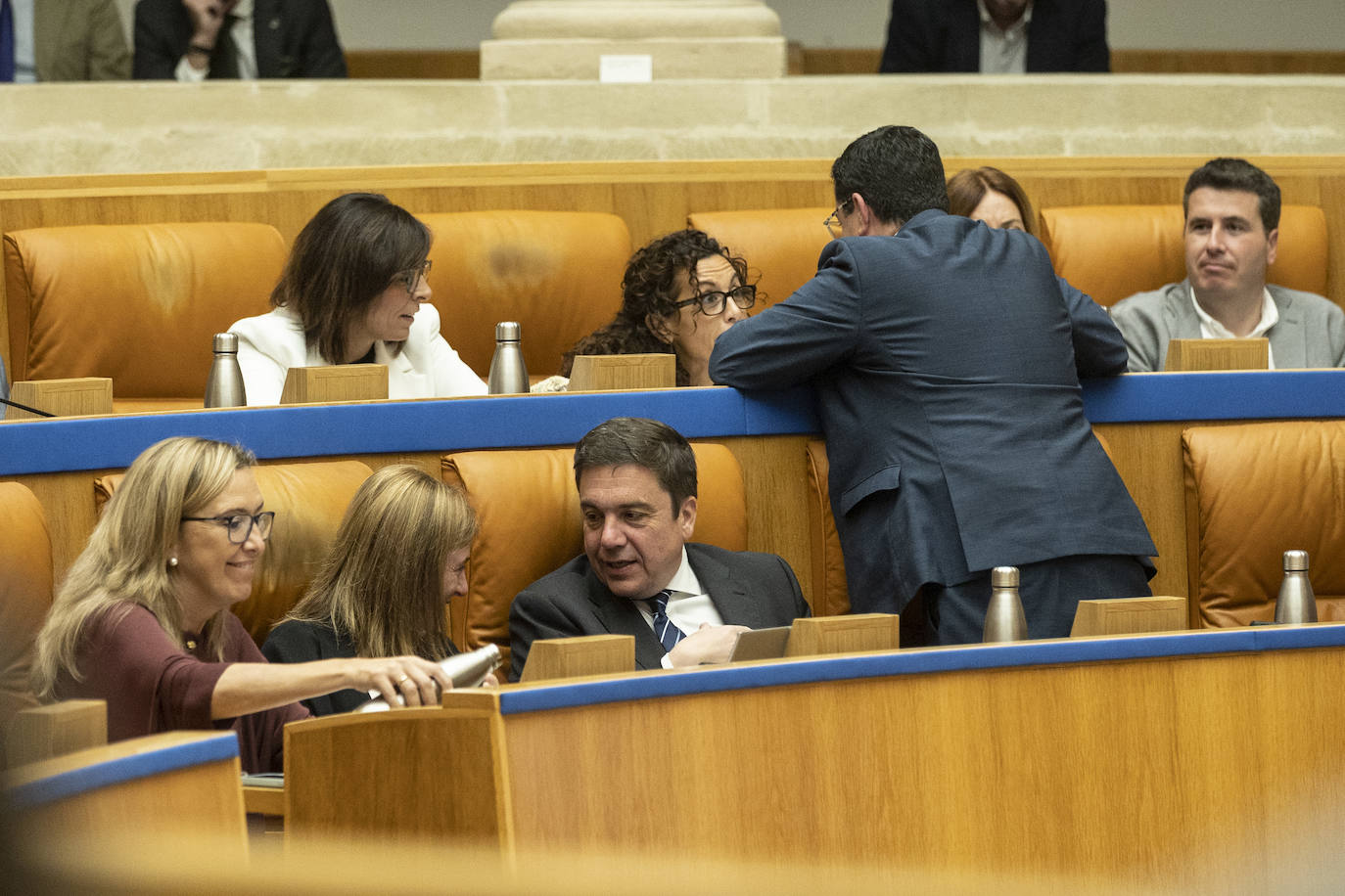 El pleno del Parlamento de La Rioja en imágenes