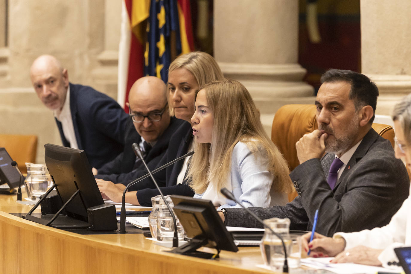 El pleno del Parlamento de La Rioja en imágenes