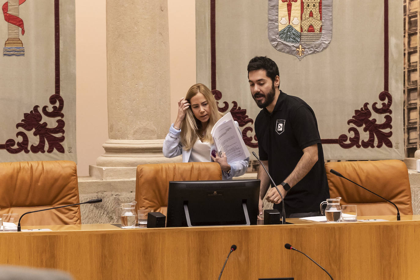 El pleno del Parlamento de La Rioja en imágenes