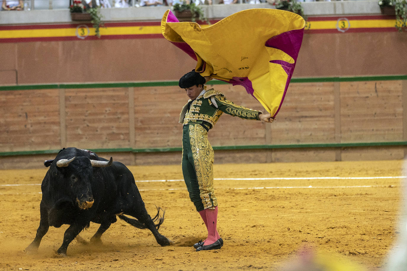 Sergio Rodríguez, Nek Romero y Sergio Sánchez, última novillada del Zapato de Oro de Arnedo