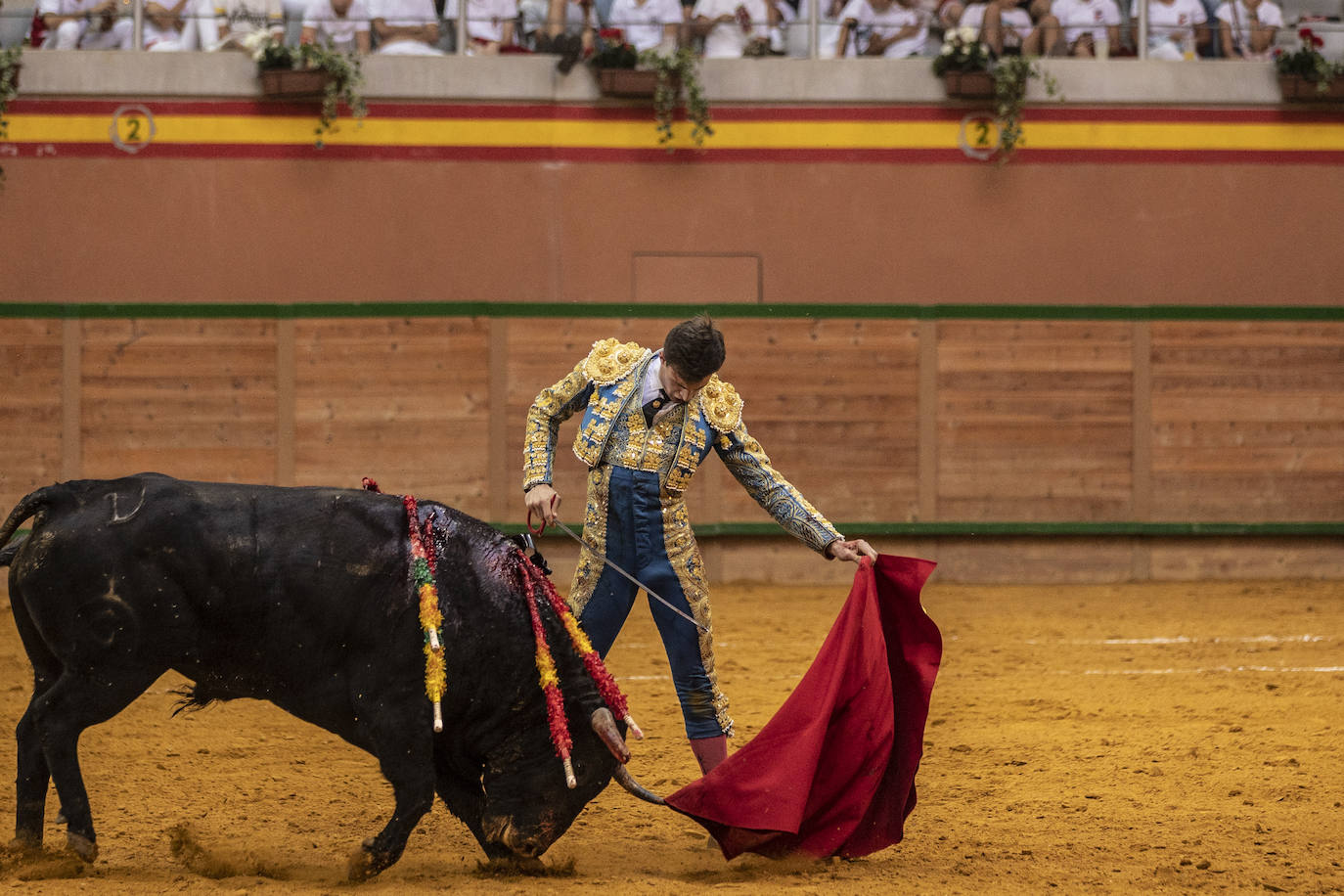Sergio Rodríguez, Nek Romero y Sergio Sánchez, última novillada del Zapato de Oro de Arnedo
