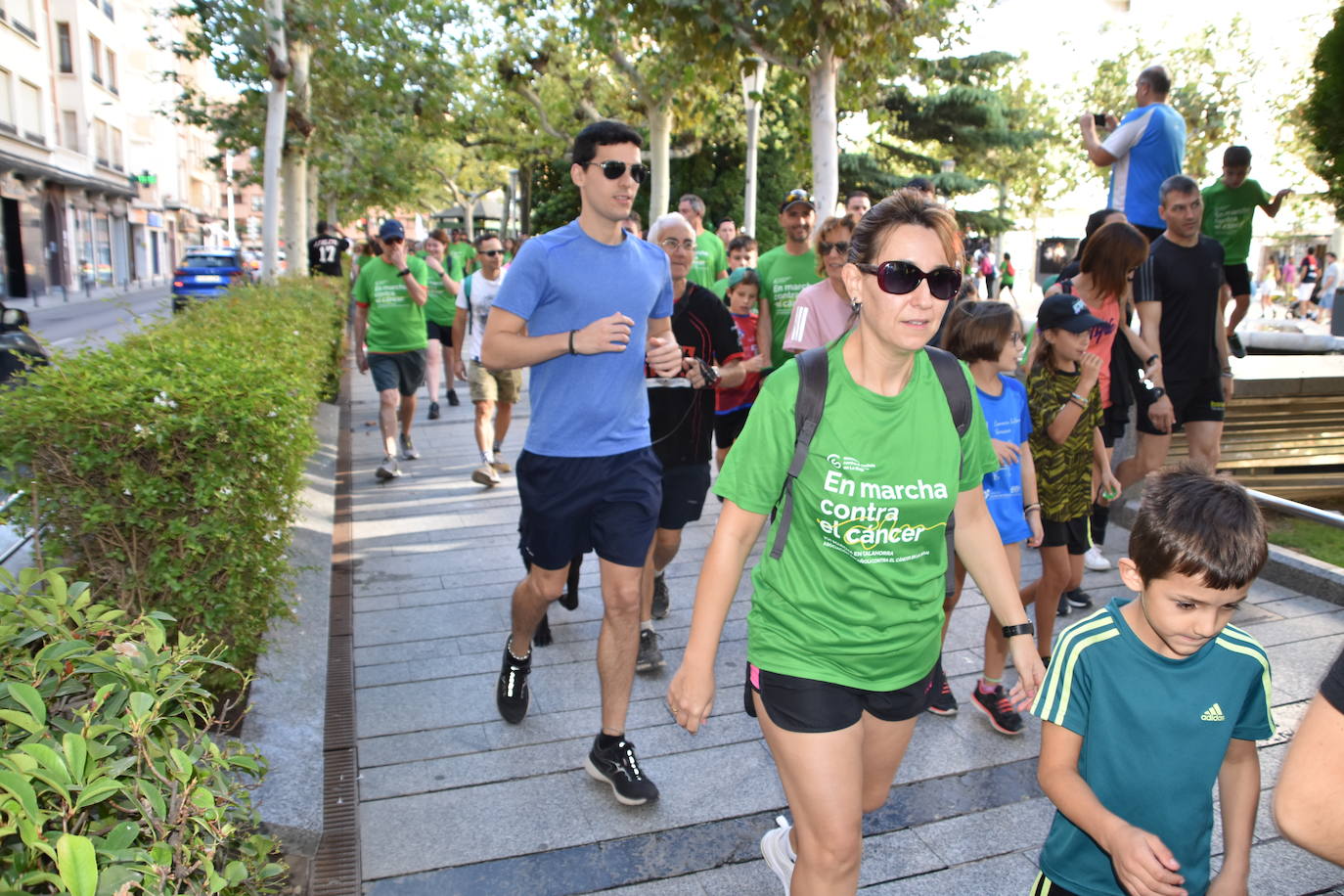 Imágenes de la marcha contra el cáncer