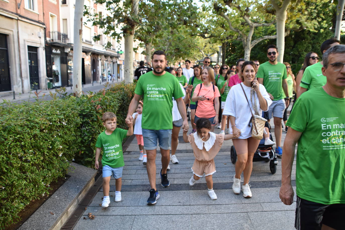 Imágenes de la marcha contra el cáncer