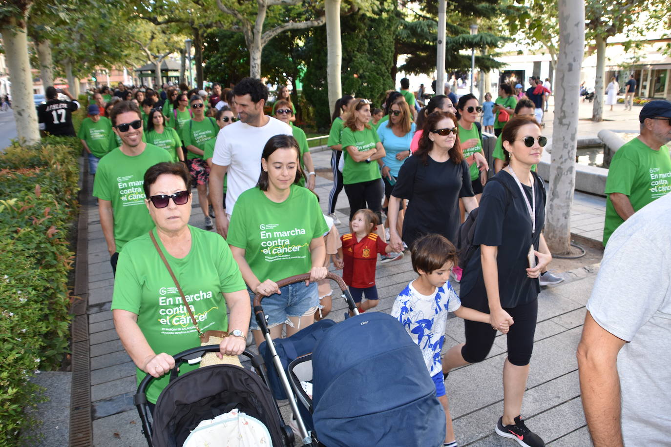 Imágenes de la marcha contra el cáncer