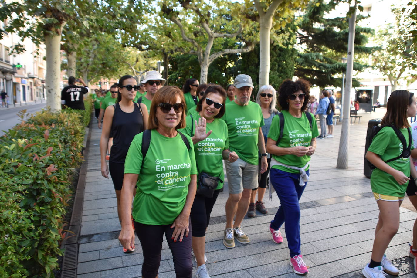 Imágenes de la marcha contra el cáncer