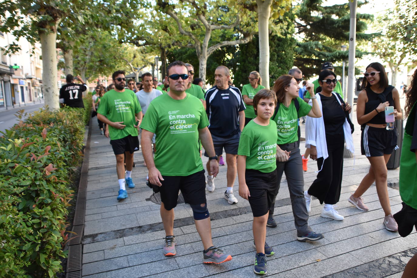 Imágenes de la marcha contra el cáncer