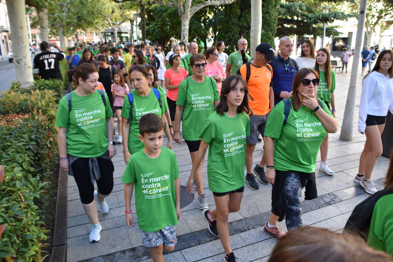 Imágenes de la marcha contra el cáncer