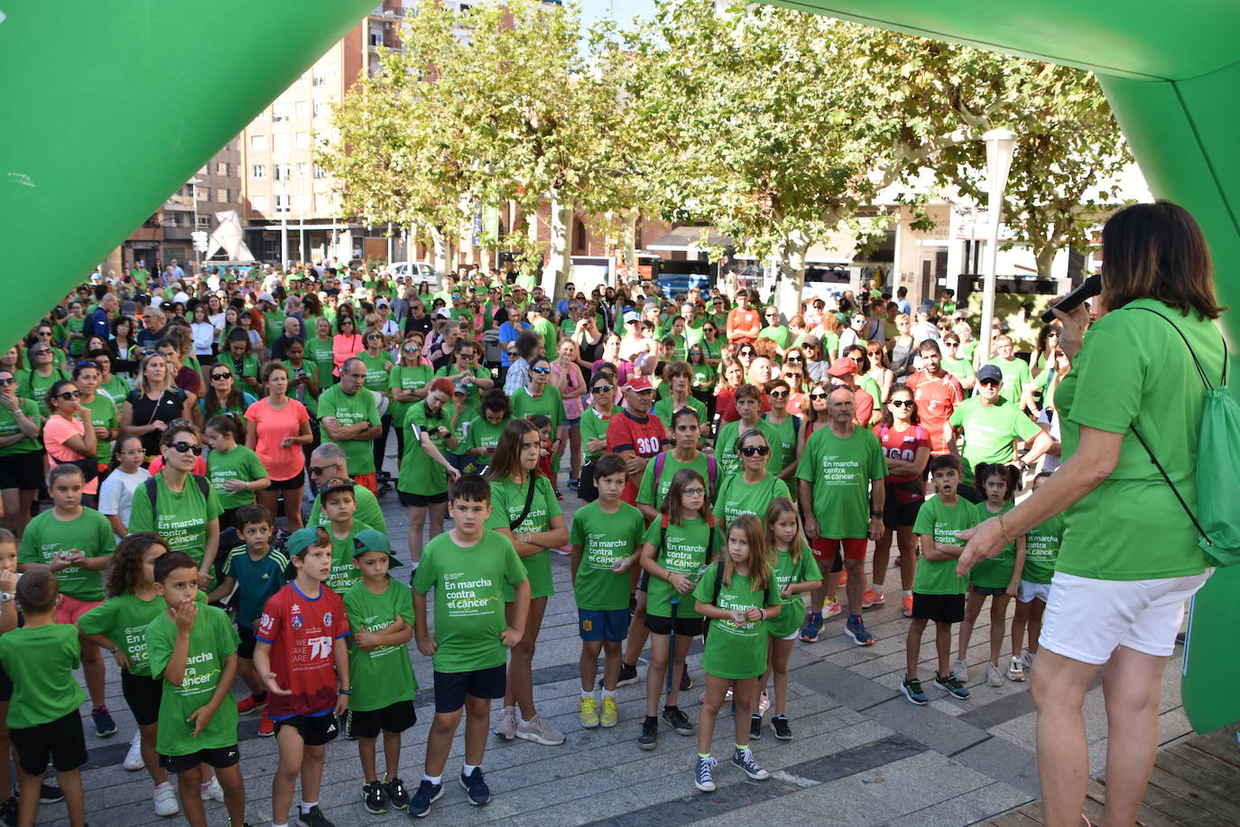 Imágenes de la marcha contra el cáncer