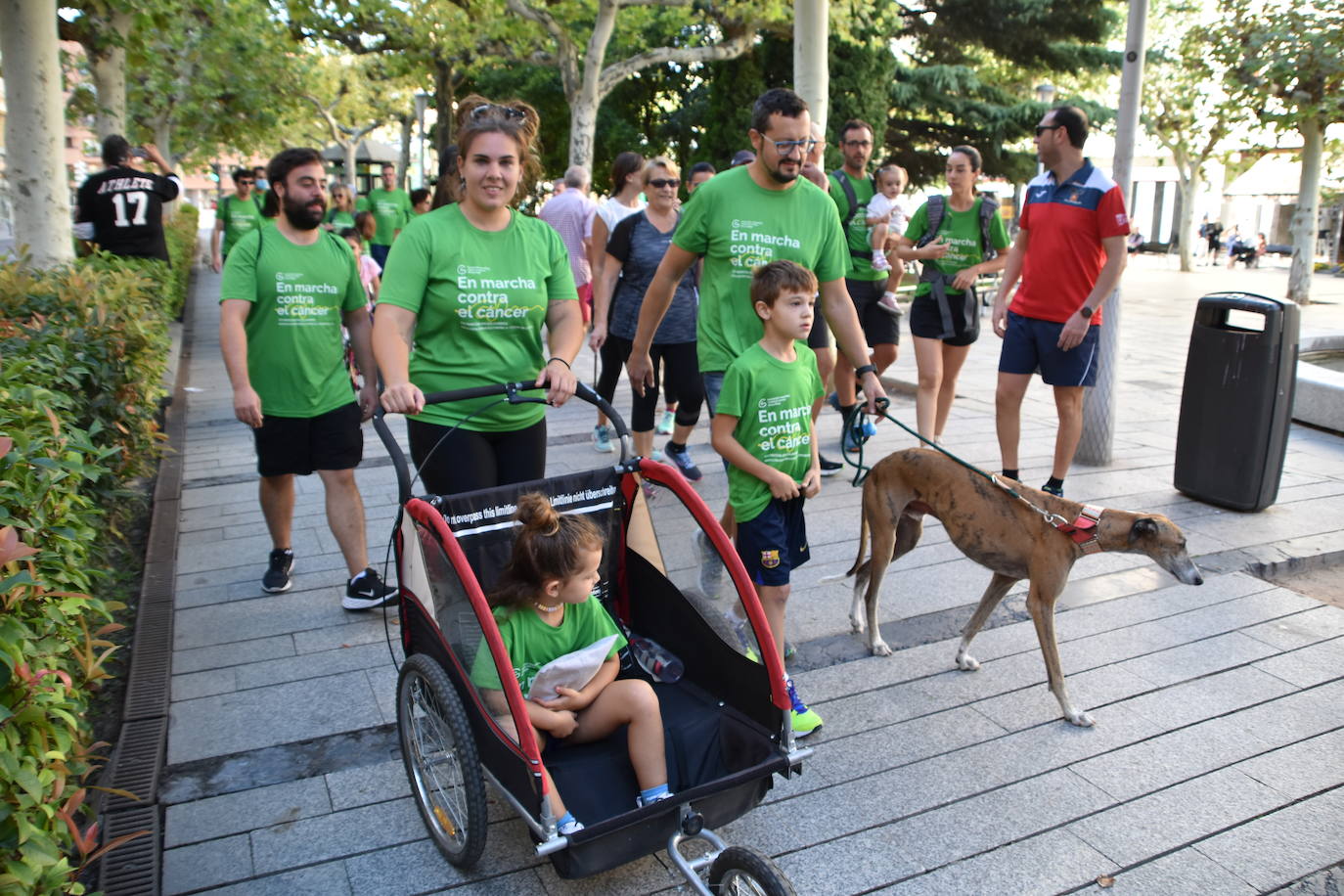 Imágenes de la marcha contra el cáncer