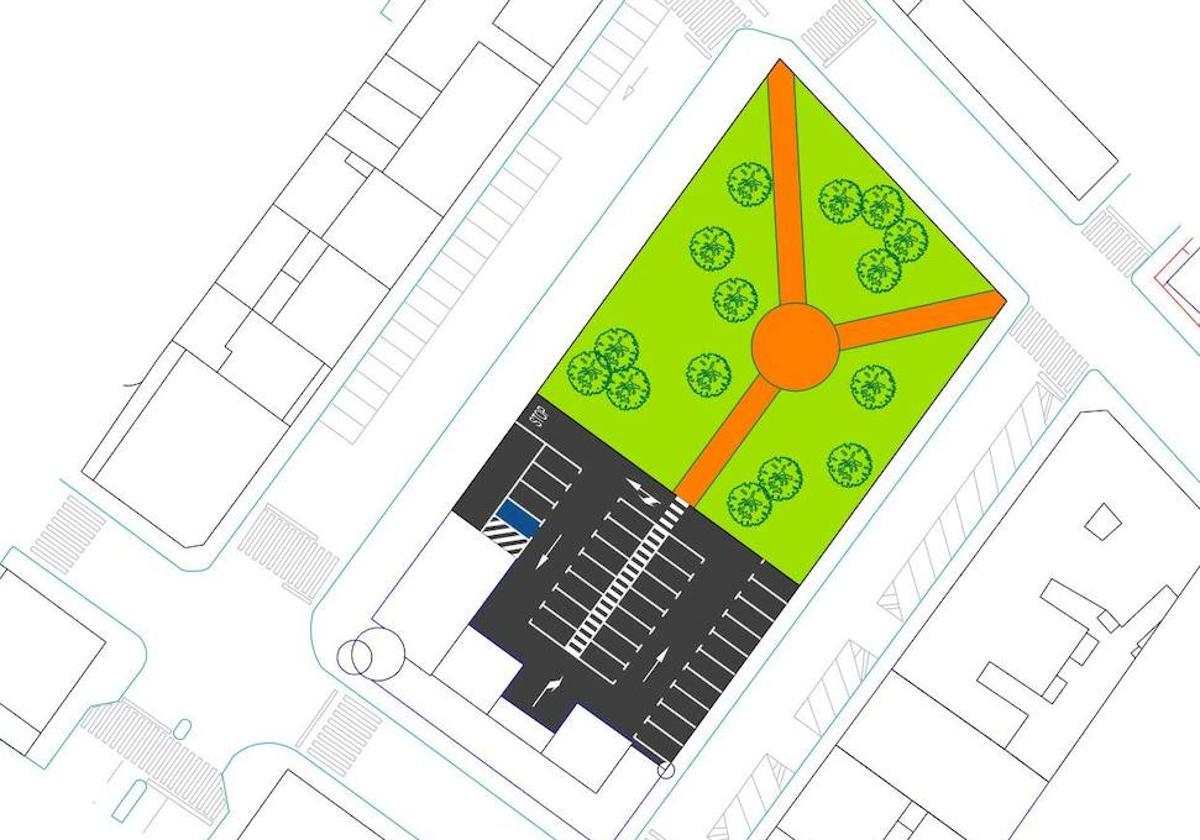 Amigos de la Historia de Calahorra pide replantear el acceso al parking del solar del cuartel