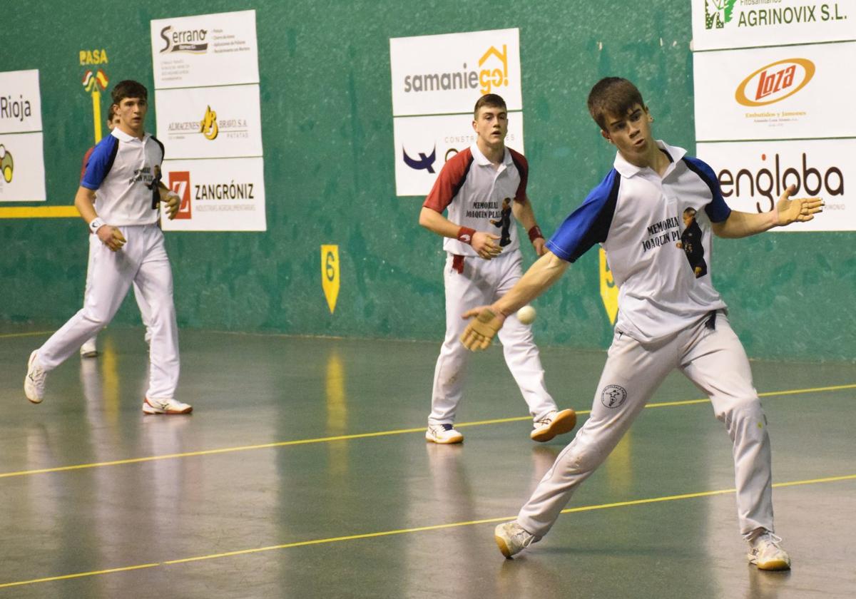 Partido del año pasado del Memorial Joaquín Plaza en Nájera.