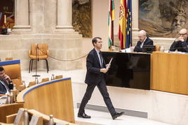 Gonzalo Capellán, en el Parlamento