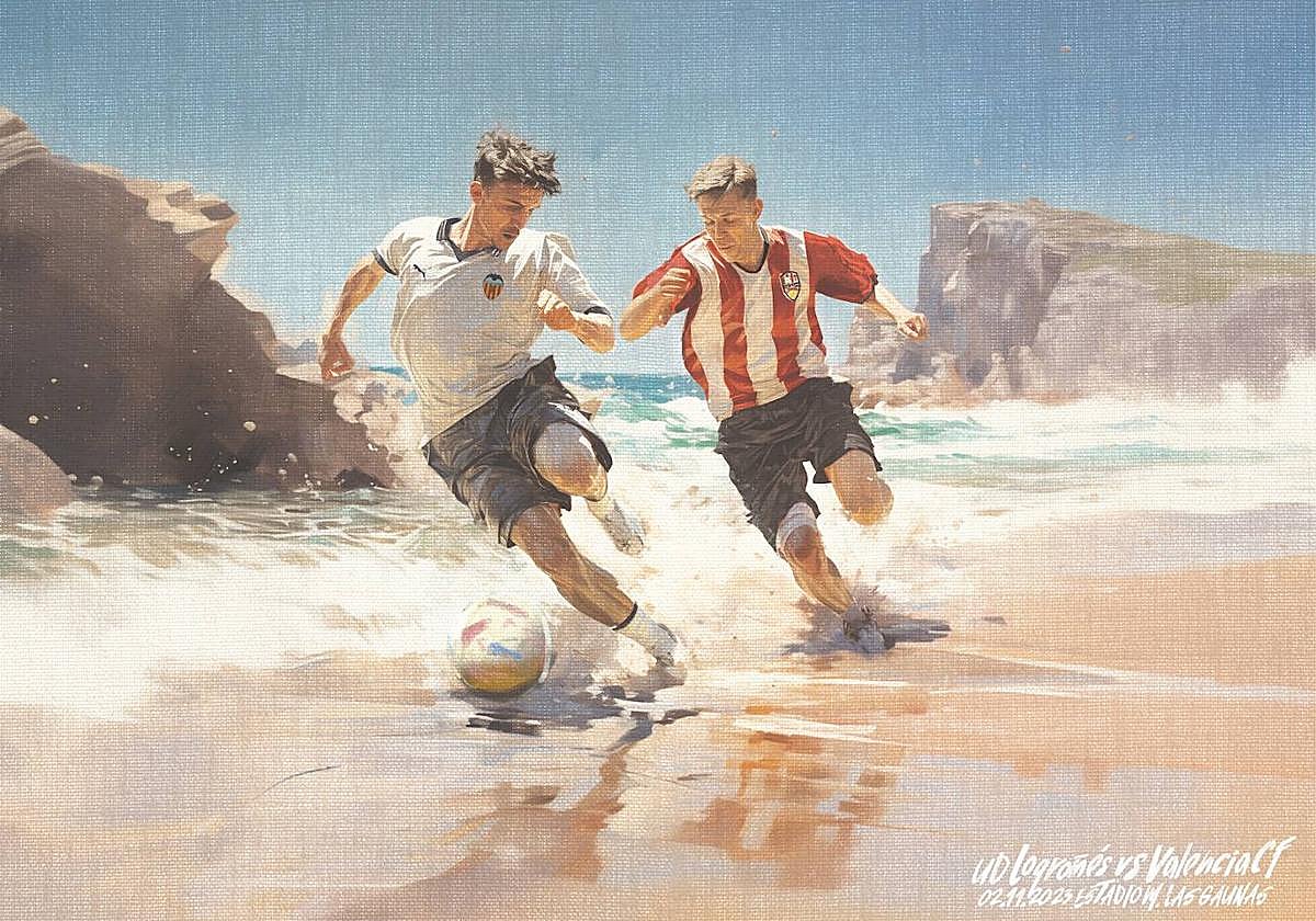 El regalo del Valencia a la UD Logroñés.