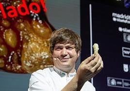 David Chamorro, en Madrid Fusión 2022, donde impartió una ponencia.