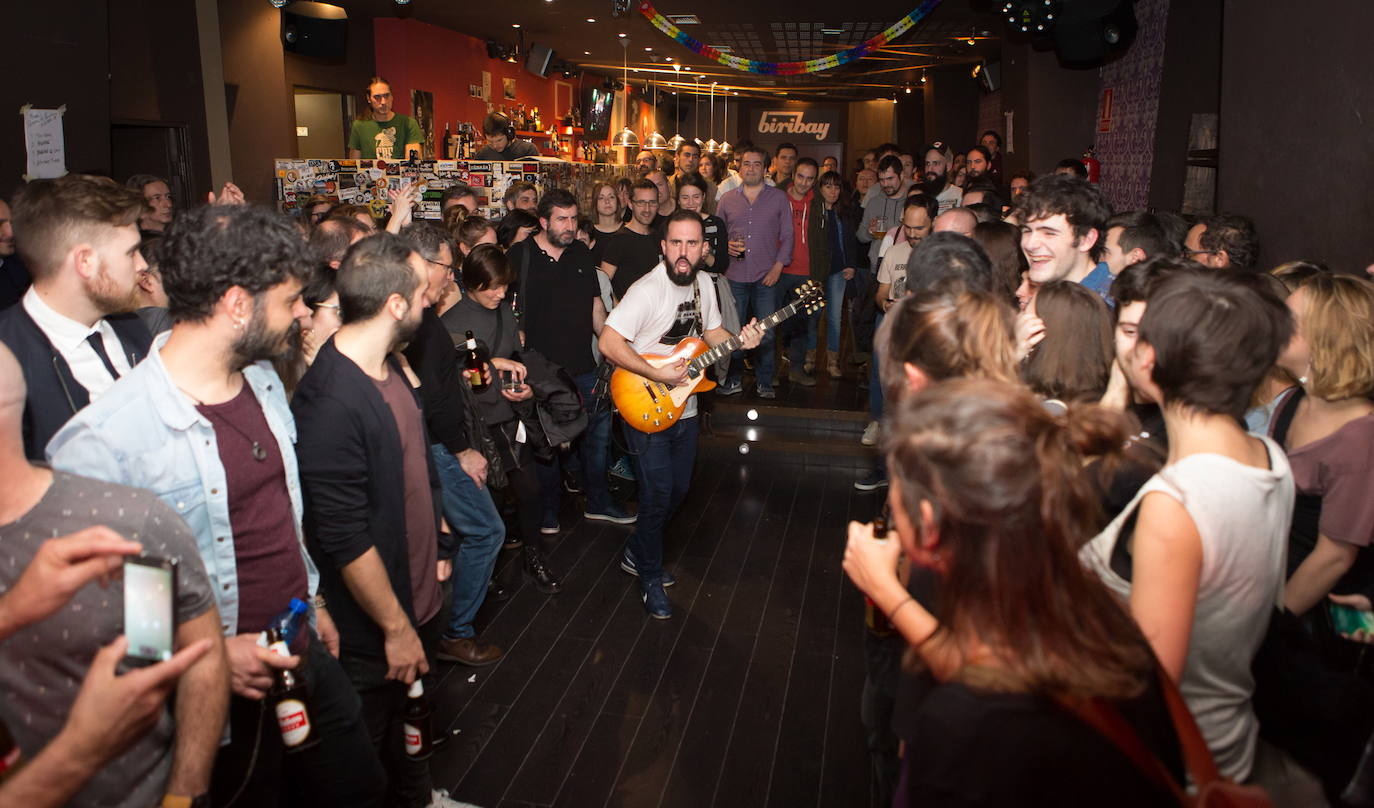 Una anterior edición de la Guerra de Bandas en la sala Fundición, entonces Biribay.