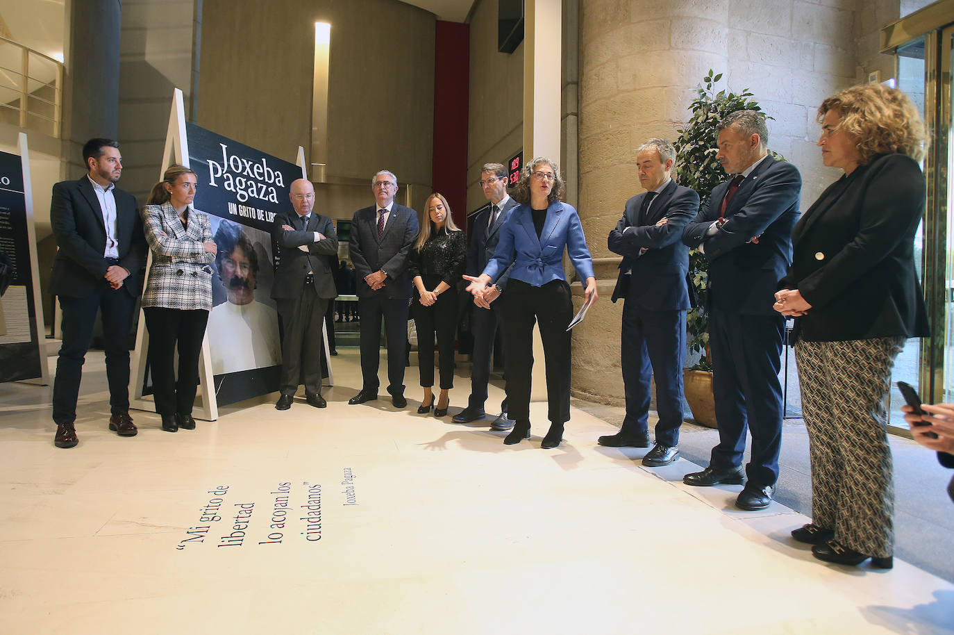 &#039;Un grito de libertad&#039;, exposición sobre Joxeba Pagaza en en Parlamento