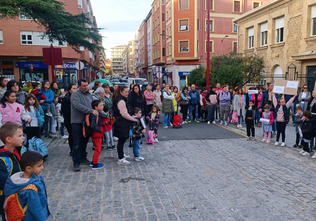 Protesta en Haro contra los «catering basura»