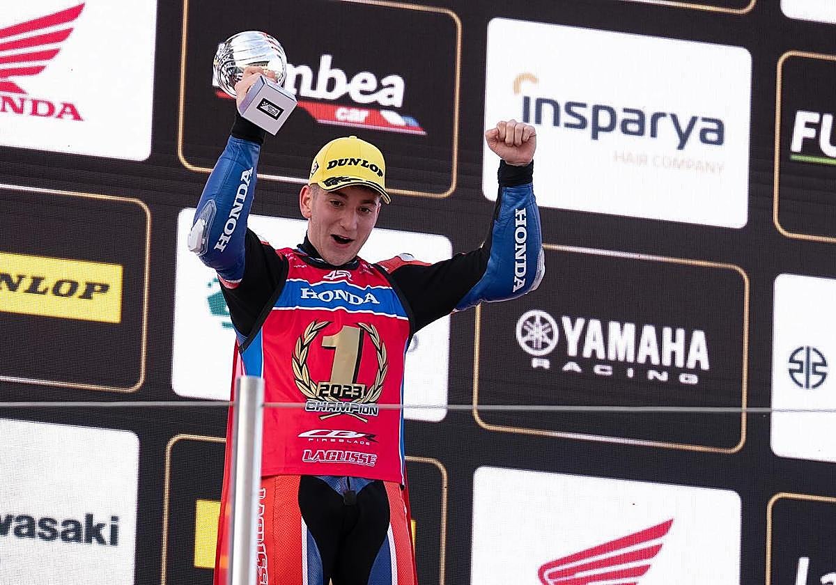 El alfareño Unai Orradre se proclama campeón de España de Superstock 1.000 en el Nacional de Superbikes