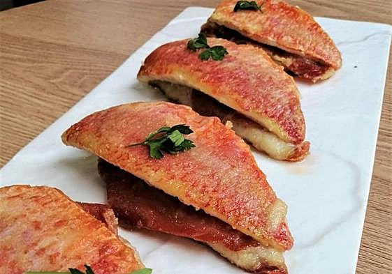 Salmonetes a la navarra