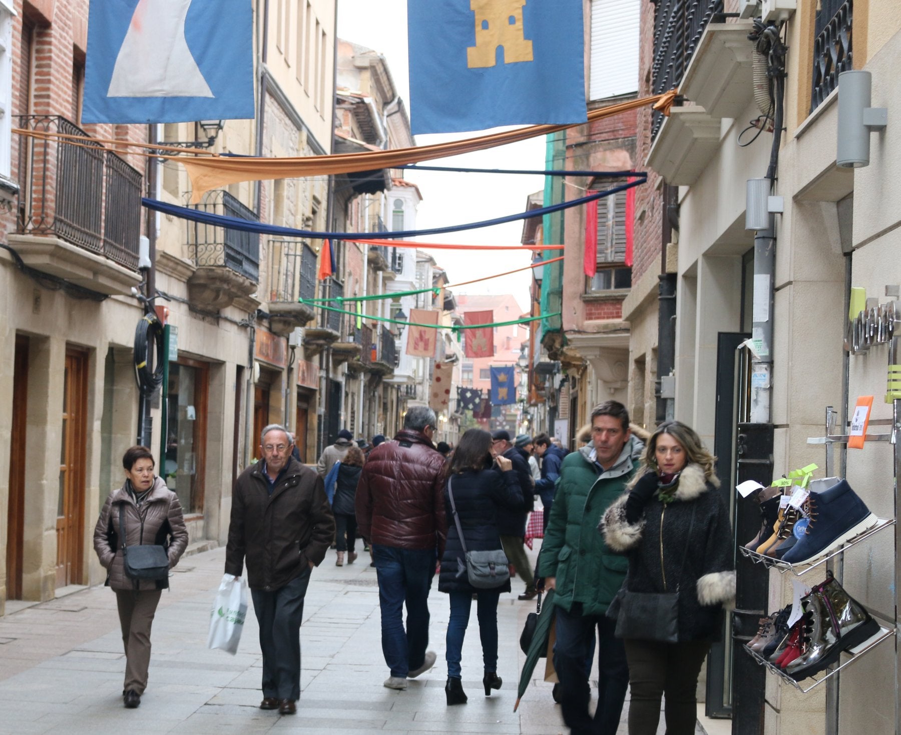 La comercial calle Pinar en ferias, en una imagen de archivo.