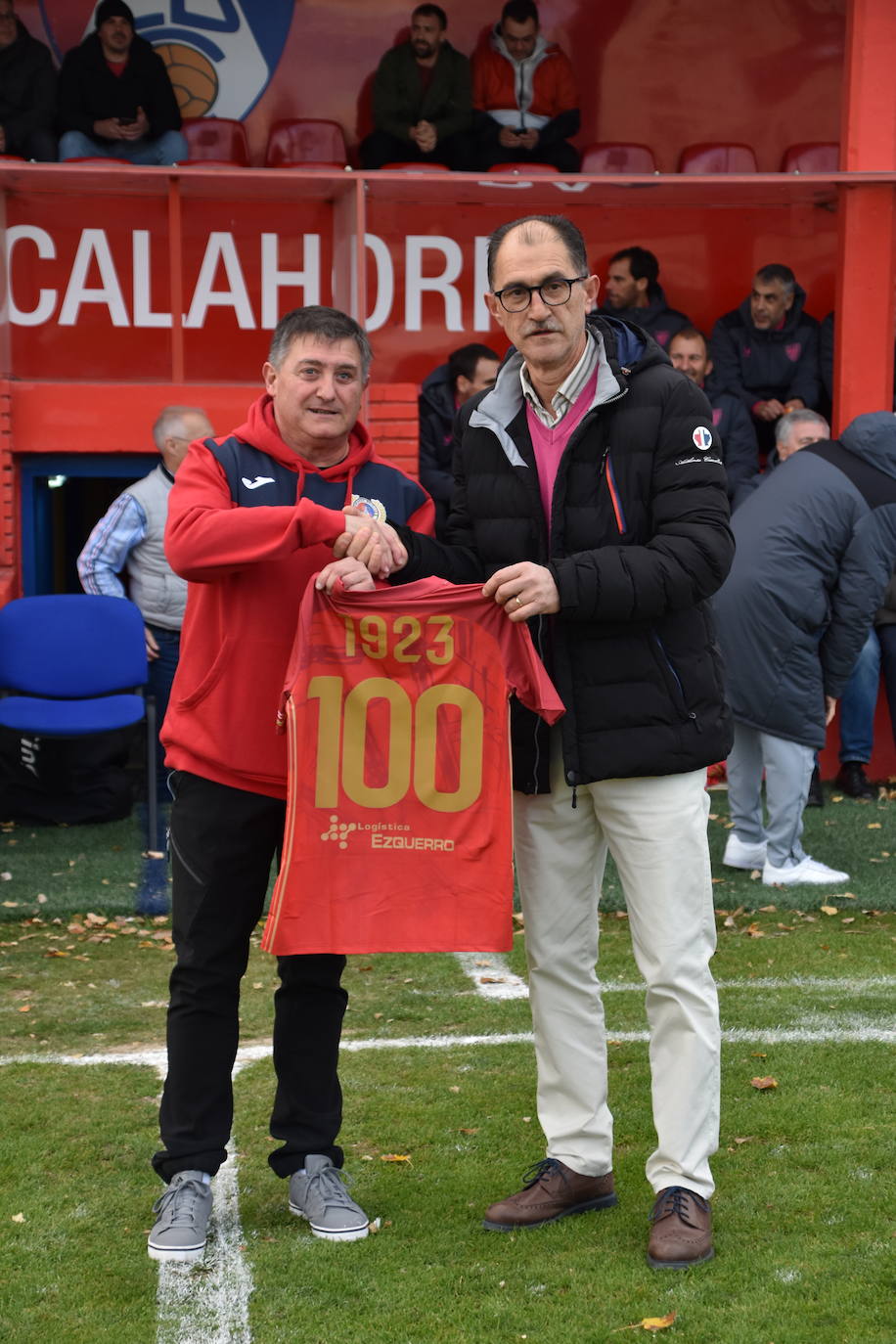 Calahorra-Athletic veteranos, en el centenario rojillo