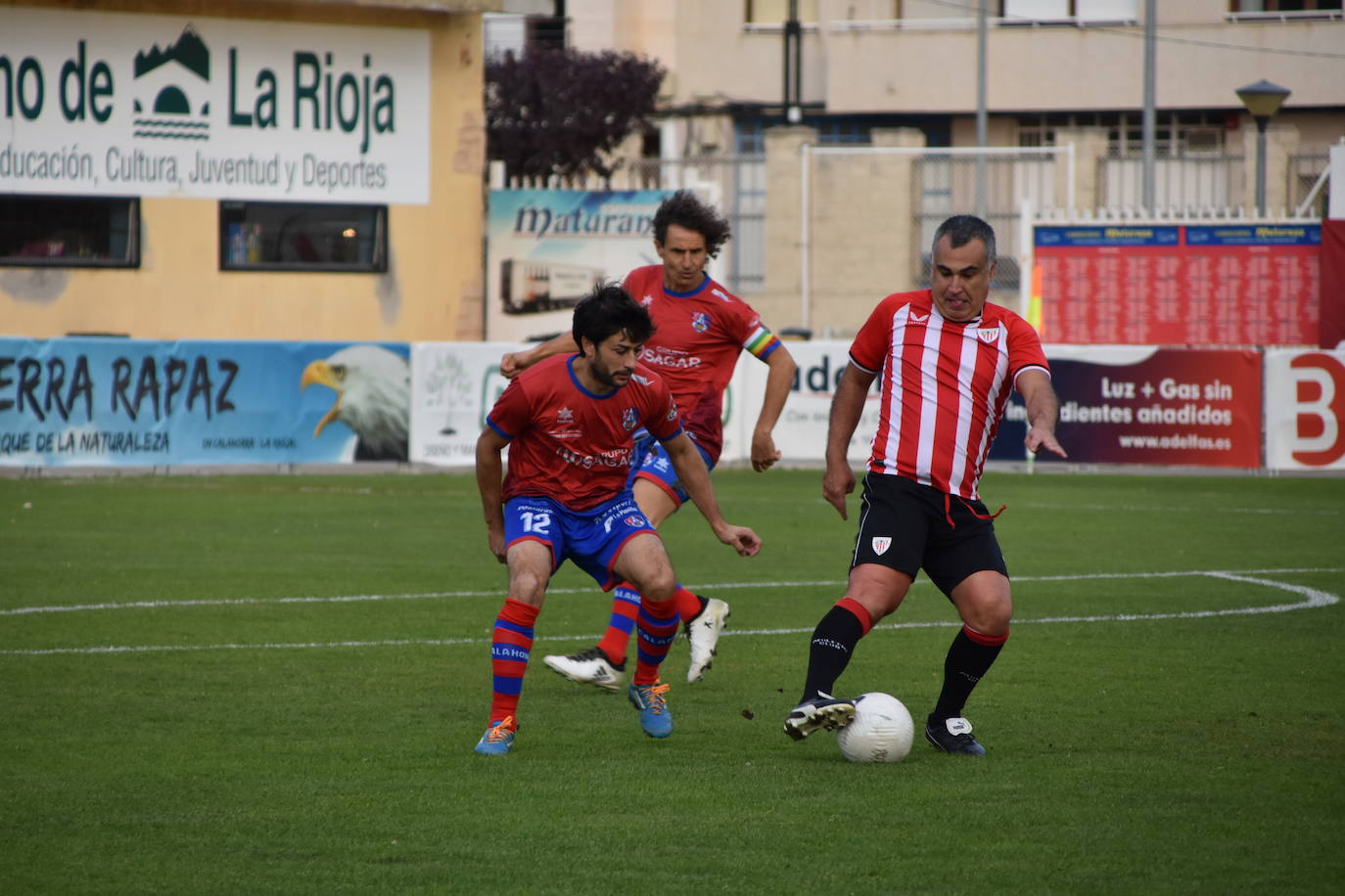 Calahorra-Athletic veteranos, en el centenario rojillo