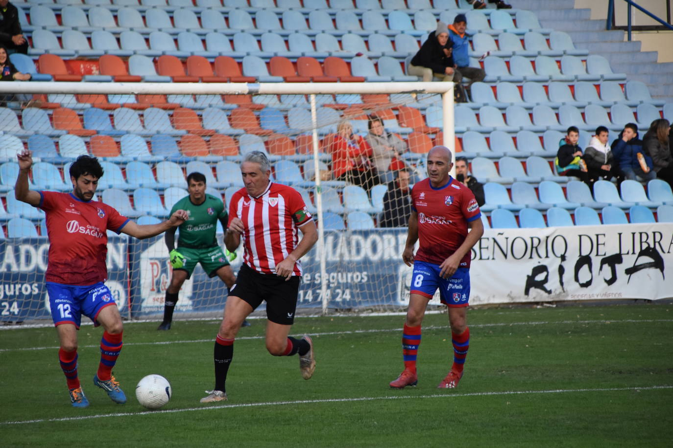 Calahorra-Athletic veteranos, en el centenario rojillo