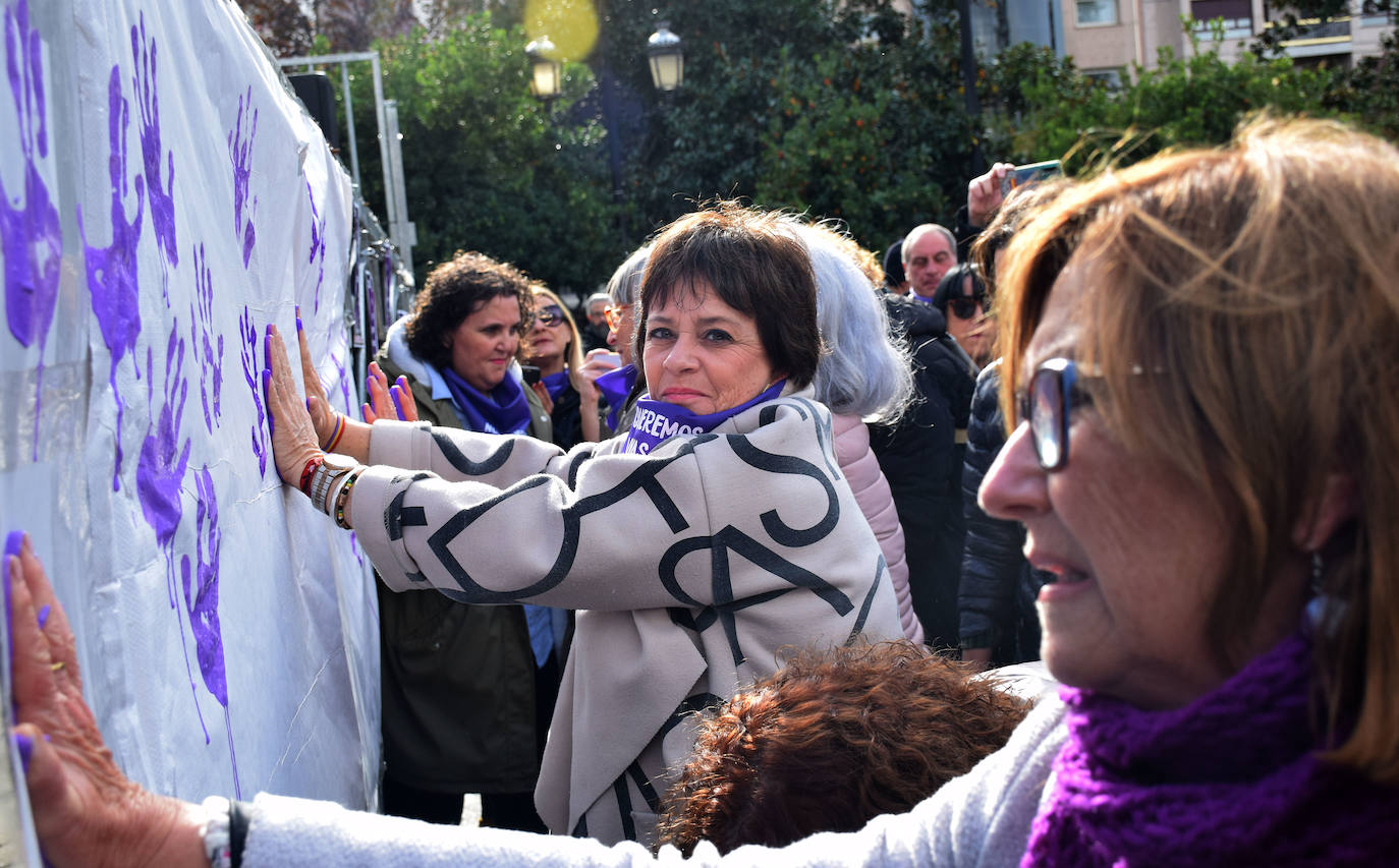 Concentración en El Espolón contra la violencia machista