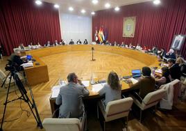 Pleno del Ayuntamiento de Logroño de diciembre, adelantado al último jueves de noviembre dado el puente de la Constitución-Inmaculada.