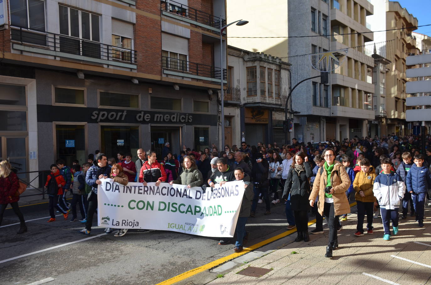 Marcha por el Día Internacional de las Personas con Discapacidad