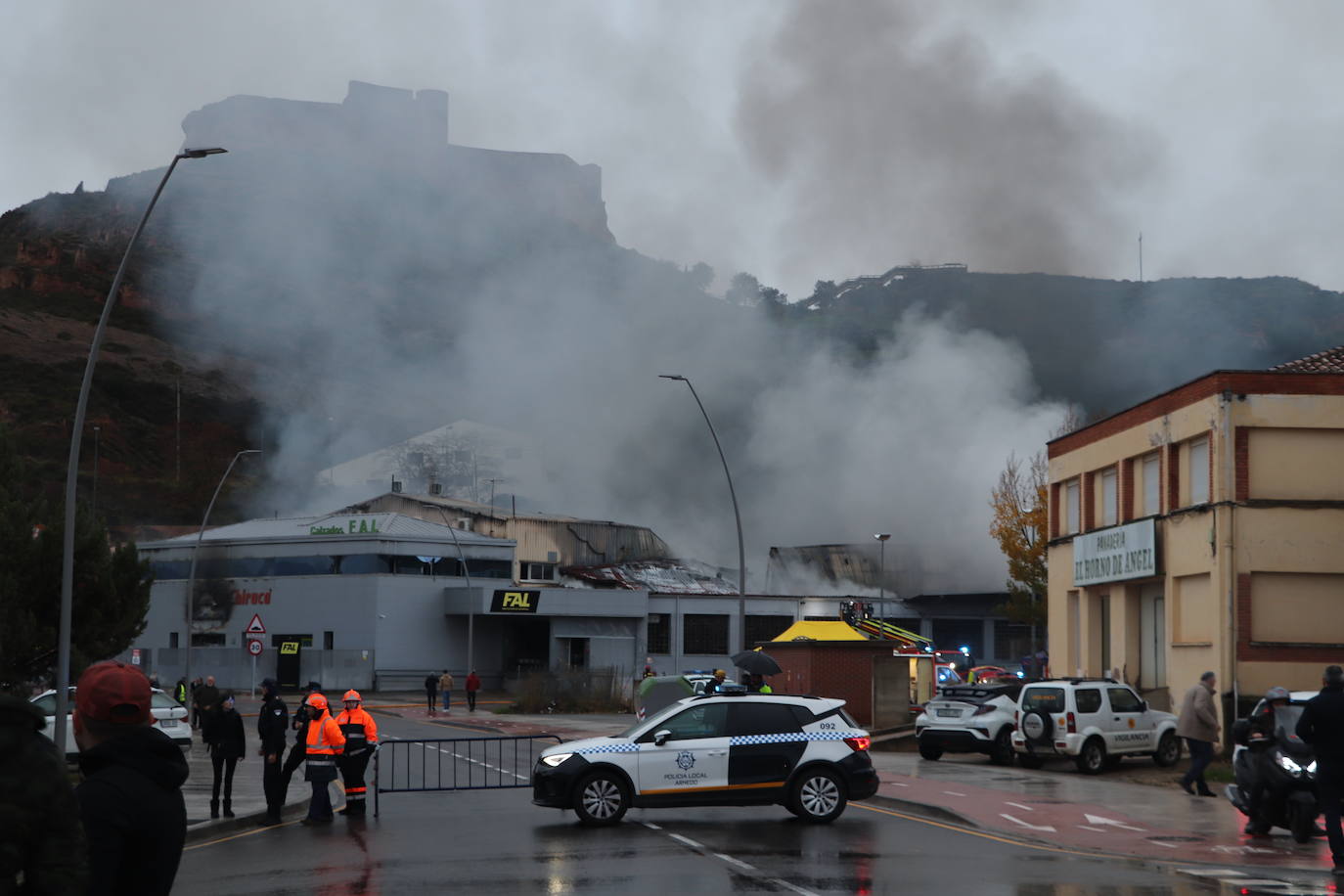 Así han quedado las instalaciones de Calzados Fal tras el incendio