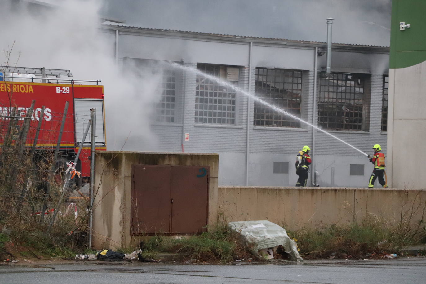 Así han quedado las instalaciones de Calzados Fal tras el incendio