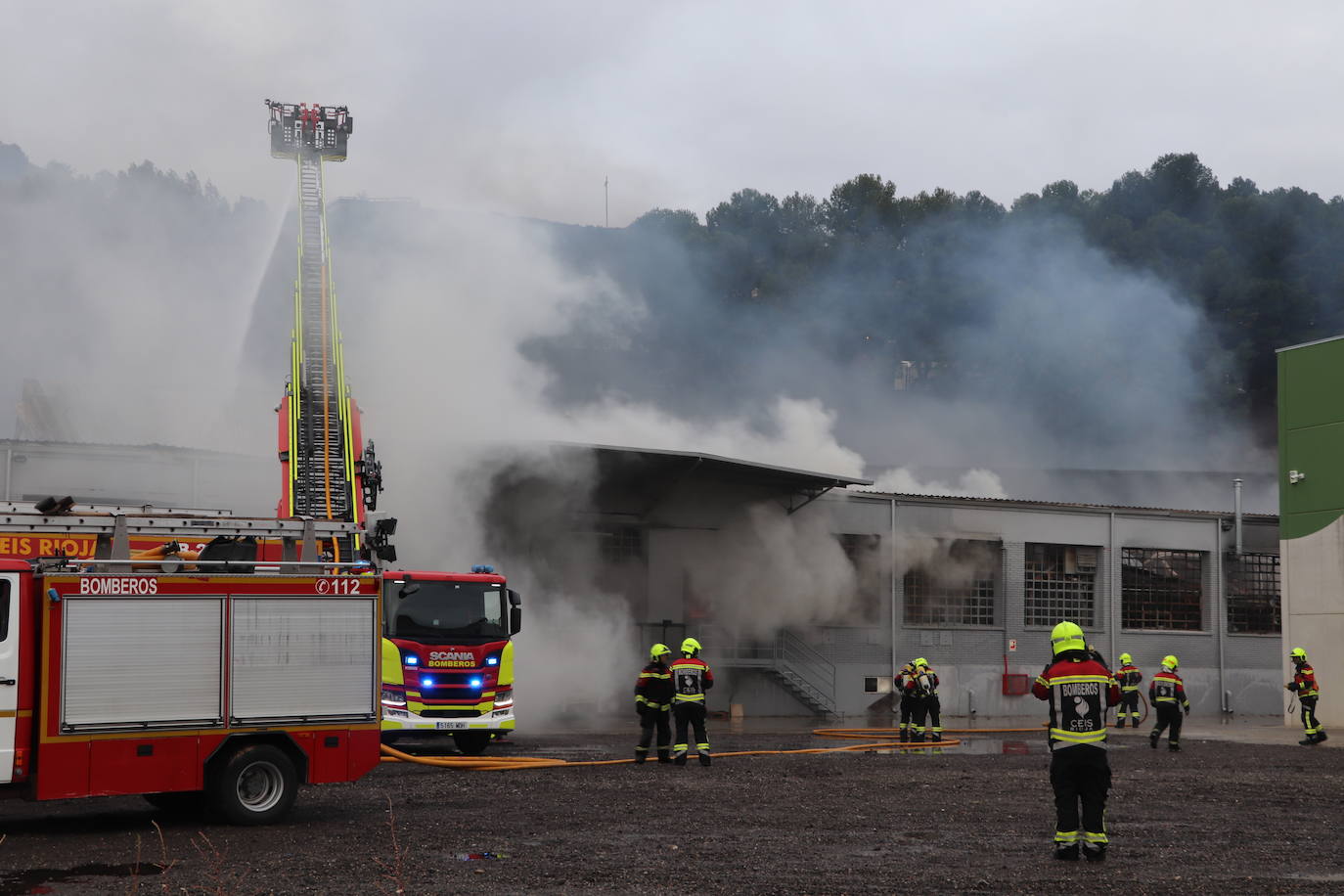 Así han quedado las instalaciones de Calzados Fal tras el incendio